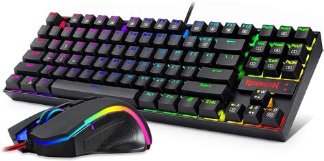 Amazon.com: Redragon K552-RGB-BA Mechanical Gaming Keyboard and Mouse ...