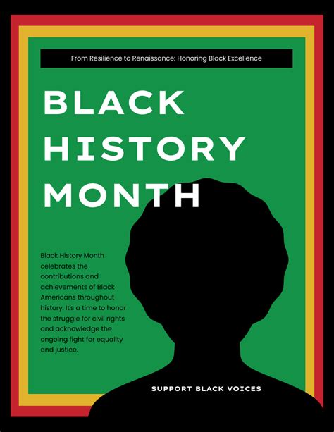 Black History Month Poster Campaign