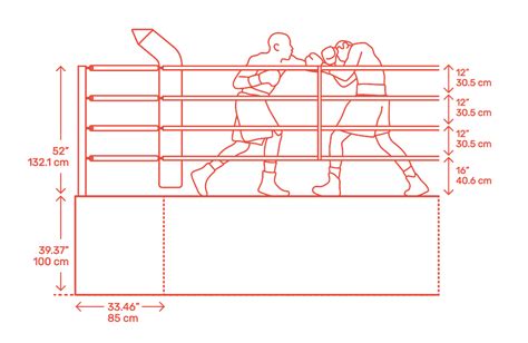 Boxing Dimensions & Drawings | Dimensions.com