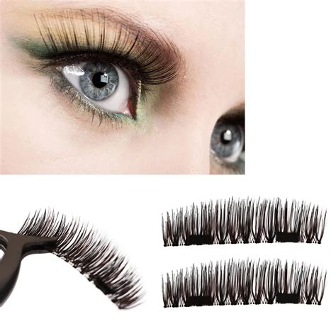 Double Magnet Magnetic False Eyelashes Magnet Full Strip Magnetic ...