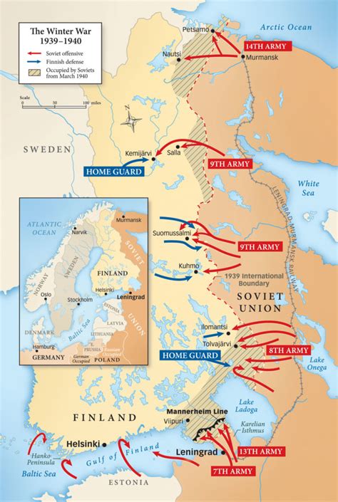 Finnish-war-map | HistoryNet