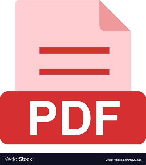 Pdf file Royalty Free Vector Image - VectorStock