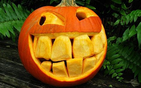 cool funny jack o lantern face design pattern templates for download ...