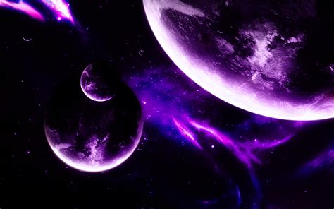 HD Purple Space Wallpaper - WallpaperSafari