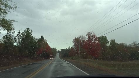 the rain is back! almost near Hartland, NB - YouTube