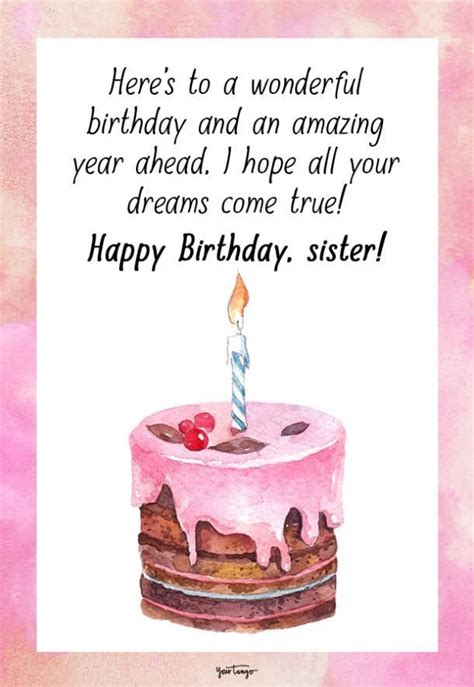 100 Best Happy Birthday Quotes & Wishes For Sisters | Birthday wishes ...