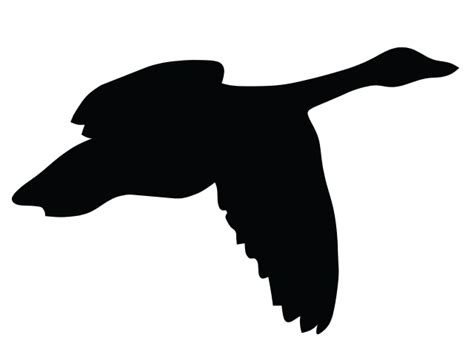 Silhouette Of Geese Flying at GetDrawings | Free download