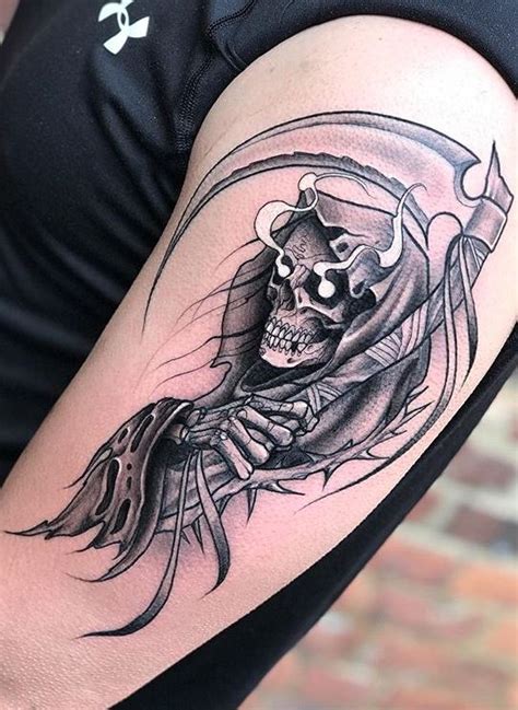 110 Unique Grim Reaper Tattoos You’ll Need to See - Tattoo Me Now