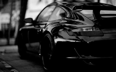 HD wallpaper: Black Car, black and white | Wallpaper Flare