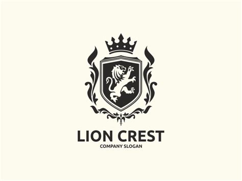 #Lion #Crest #logo #Template #animals #design Logos, Logo Branding ...