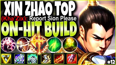 Meet Xin Zhao Top On-Hit GODLIKE Build ~ LoL Meta Xin Zhao Build Guide ...