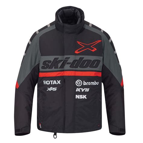 Ski-Doo X-Team Race Edition Jacket Charcoal Grey | SkiDooGear.com