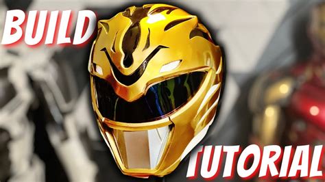 How I Made a Concept White Ranger Helmet | White Tiger Power Ranger ...