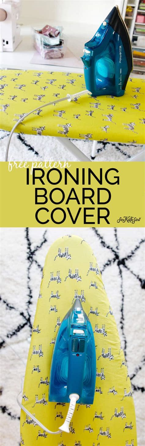 DIY ironing board cover - FREE pattern - see kate sew