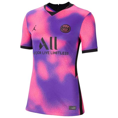 20/21 PSG Fourth Away Purple Women's Soccer Jerseys Shirt | PSG ...