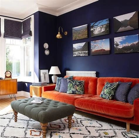 Orange is the New Blue, at Least When it Comes to Living Room Sofas ...