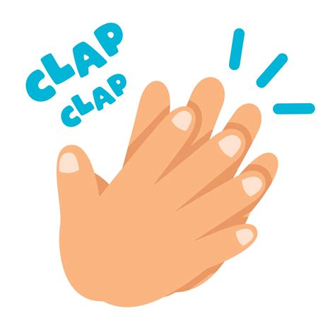 Cartoon Concept Of Clapping Hands 2538679 Vector Art at Vecteezy