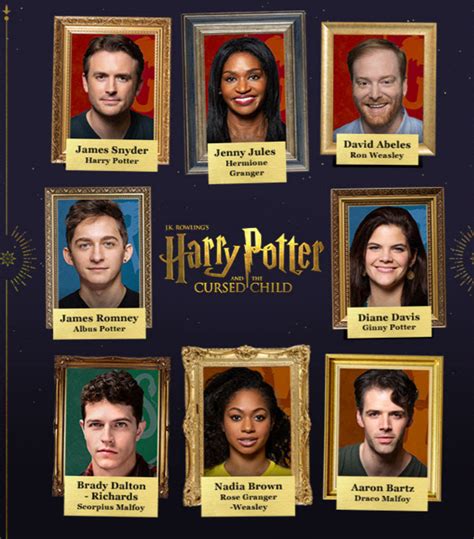 Broadway Casting Announcement for “Harry Potter and the Cursed Child”