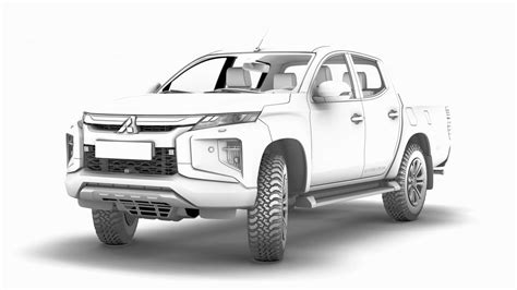 Mitsubishi L200 Barbarian 2020 - 3D Model by Creator 3D