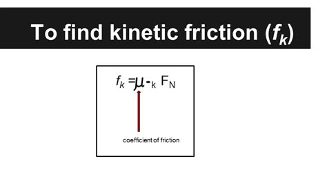 How To Find Kinetic Friction Force Without Coefficient : How to find ...