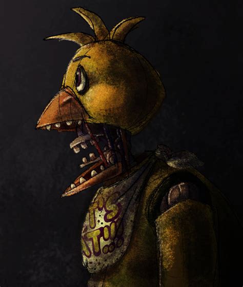 Withered Chica by StrangeMakesArt on DeviantArt