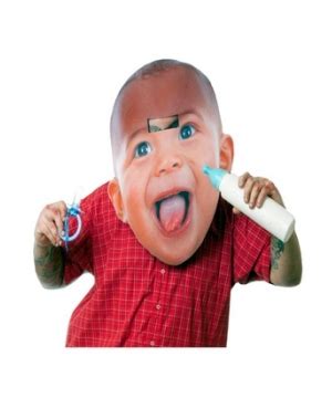 Adult Big Head Baby Mask - Costume Mask