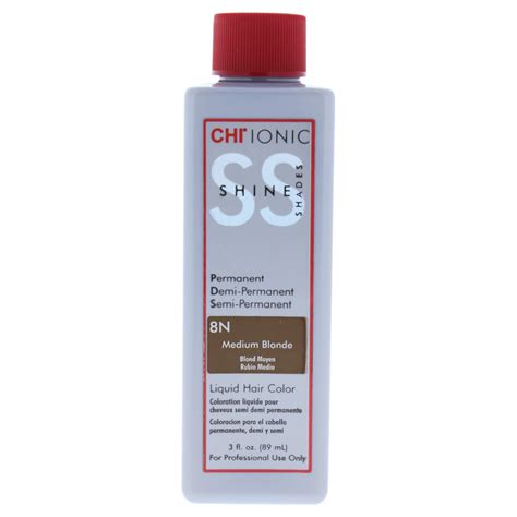 CHI - CHI Ionic Shine Shades Liquid Hair Color - 8N Medium Blonde - 3 ...