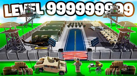 I BUILT A LEVEL 999,999,999 ROBLOX MILITARY TYCOON - YouTube