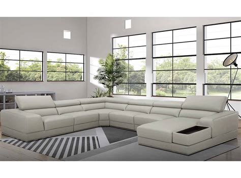 Modern Leather Sectional Sofa 1576 by ESF Furniture - MIG Furniture