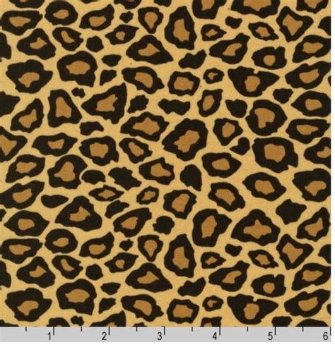 Leopard Print Fabric Animal Print Fabric by the Yard - Etsy