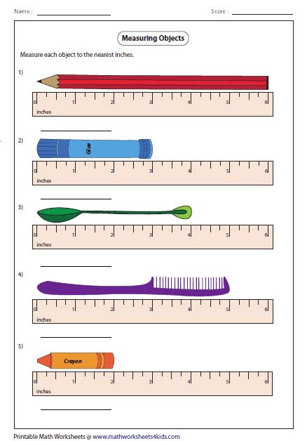 Measuring Length Worksheets