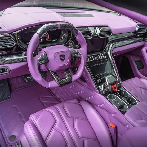 My, Lamborghini Urus, That’s One Purple Interior You Have There ...