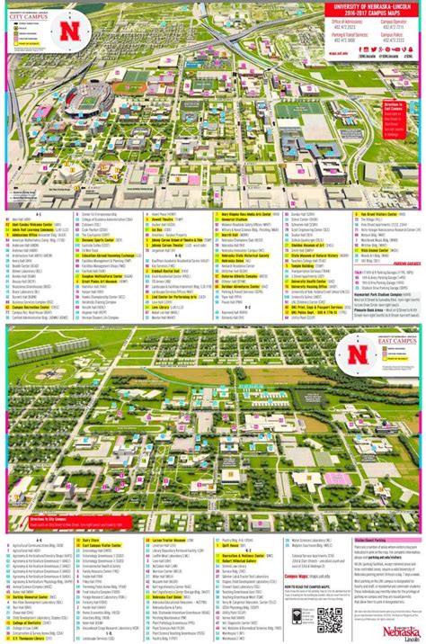 University of Nebraska–Lincoln campus map Campus Map, Map Design, City ...