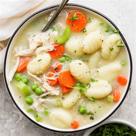 Chicken Gnocchi Soup - The Wooden Skillet