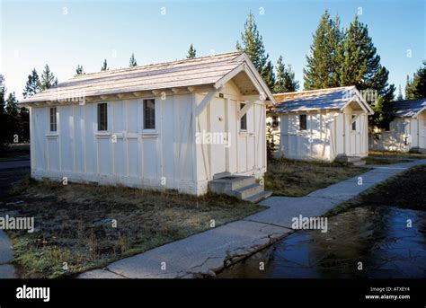 Cabins at Lake Yellowstone Yellowstone National Park United States of ...