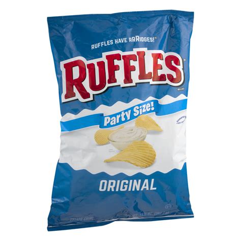 Ruffles Potato Chips Original Party Size 13.5oz Bag | Garden Grocer