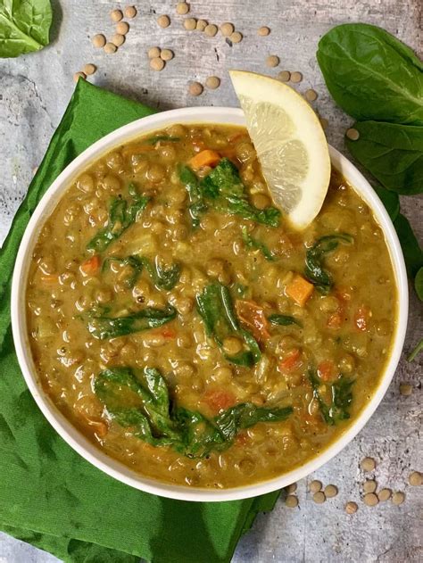 Green Lentil Soup Instant Pot - Indian Veggie Delight