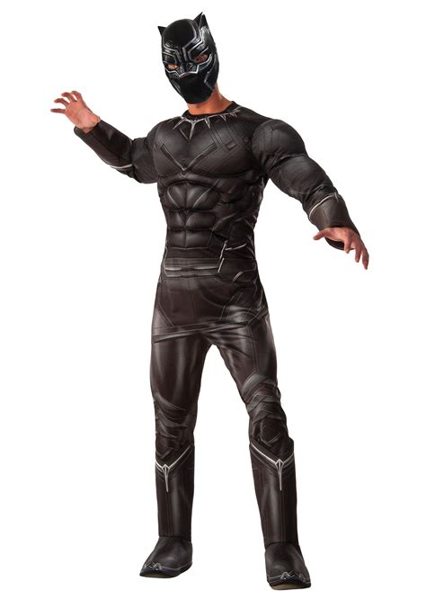 Men's Deluxe Civil War Black Panther Costume