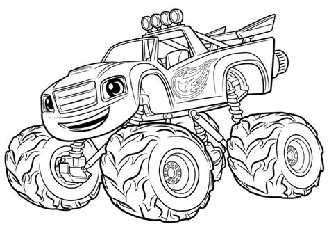 Blaze and the Monster Machines Coloring Pages - Best Coloring Pages For ...