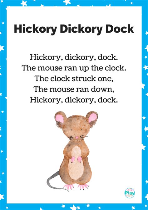 cuscús límite Desmañado hickory dickory dock mouse ventana Serena Envío