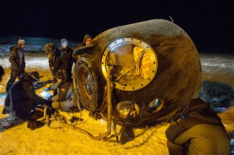 Soyuz TMA-17M crew lands on Earth after 141 days on space station ...