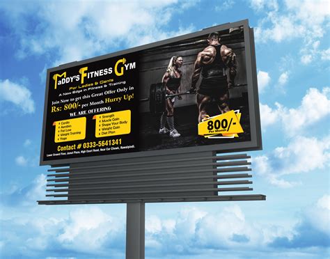 I will design your creative billboard, signboard, signage for $5 ...