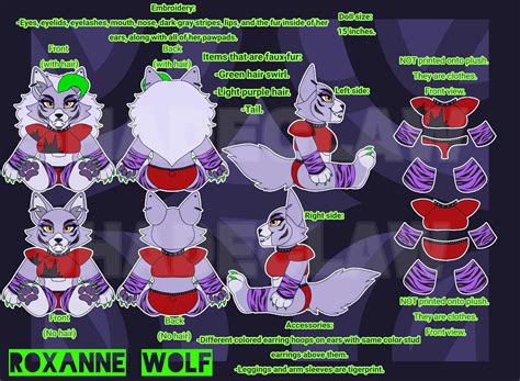 Roxanne Wolf Plush | Five Nights At Freddy's Amino