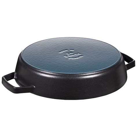 Staub Cast iron 26 cm / 10 inch Cast iron Frying pan, black | Official ...