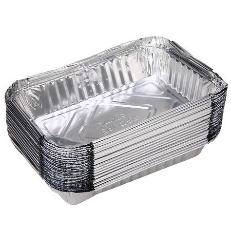 30x BBQ Aluminum Foil Grease Drip Pans Recyclable Grill Catch Tray ...