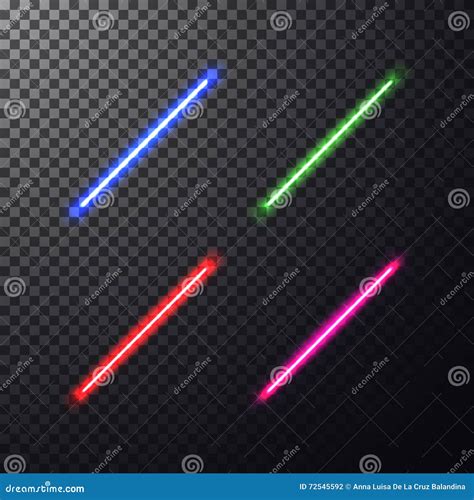 Colorful laser beam stock vector. Illustration of beam - 72545592