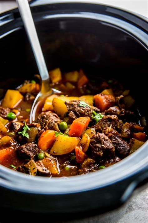 Crock Pot Beef Stew Recipe | Savory Nothings