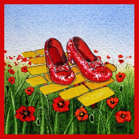 Art For Kids Room: Wizard Of Oz - Poppy Field