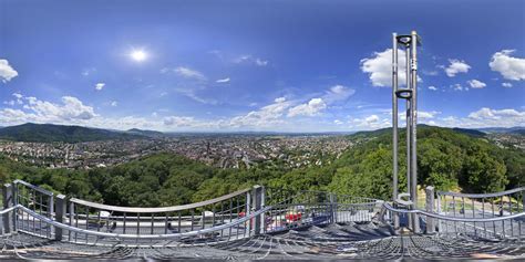 Kubische Panoramen - Baden-Württemberg Freiburg im Breisgau Schlossberg ...