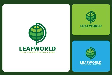 Green World Logo Design Template 26233533 Vector Art at Vecteezy